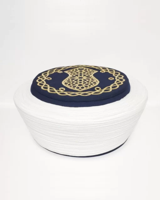Nalini Serif Desenli Lacivert Duz Imam Sarik 2 1